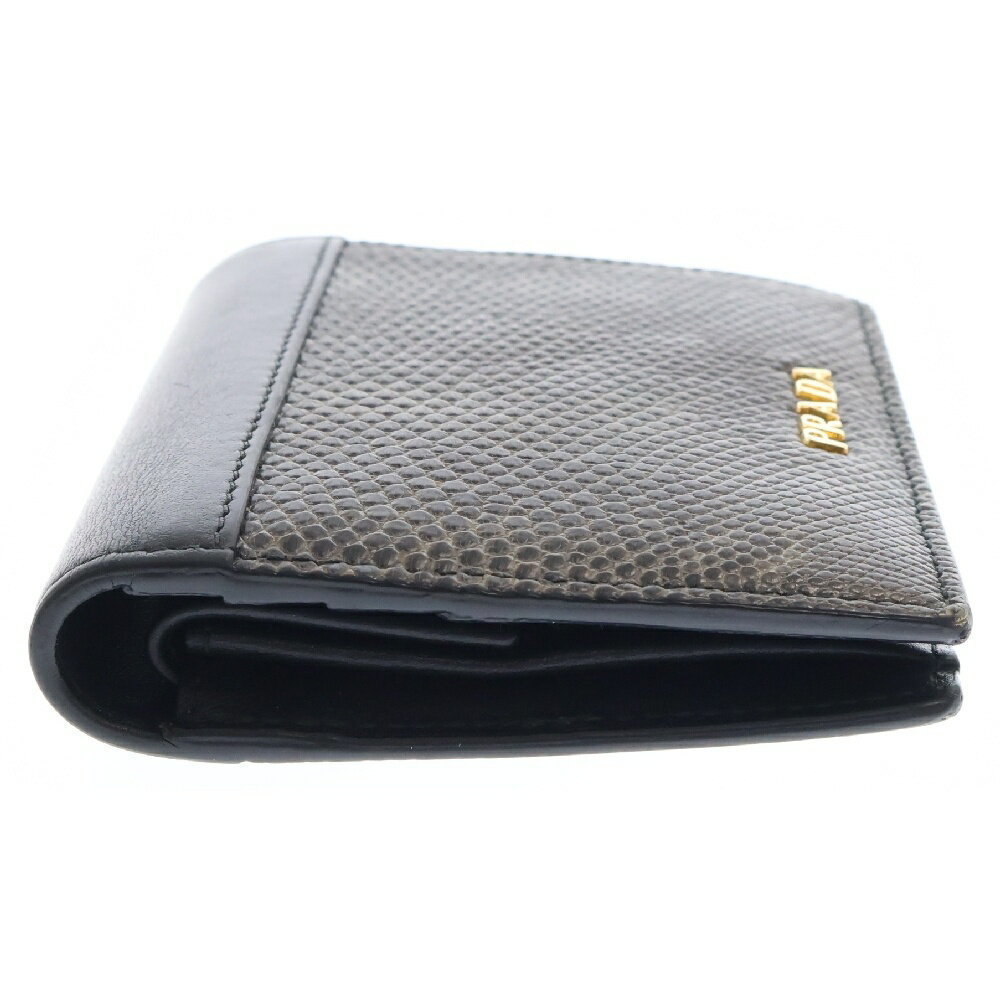 Prada Green Wallet Khaki Python Black - image 3